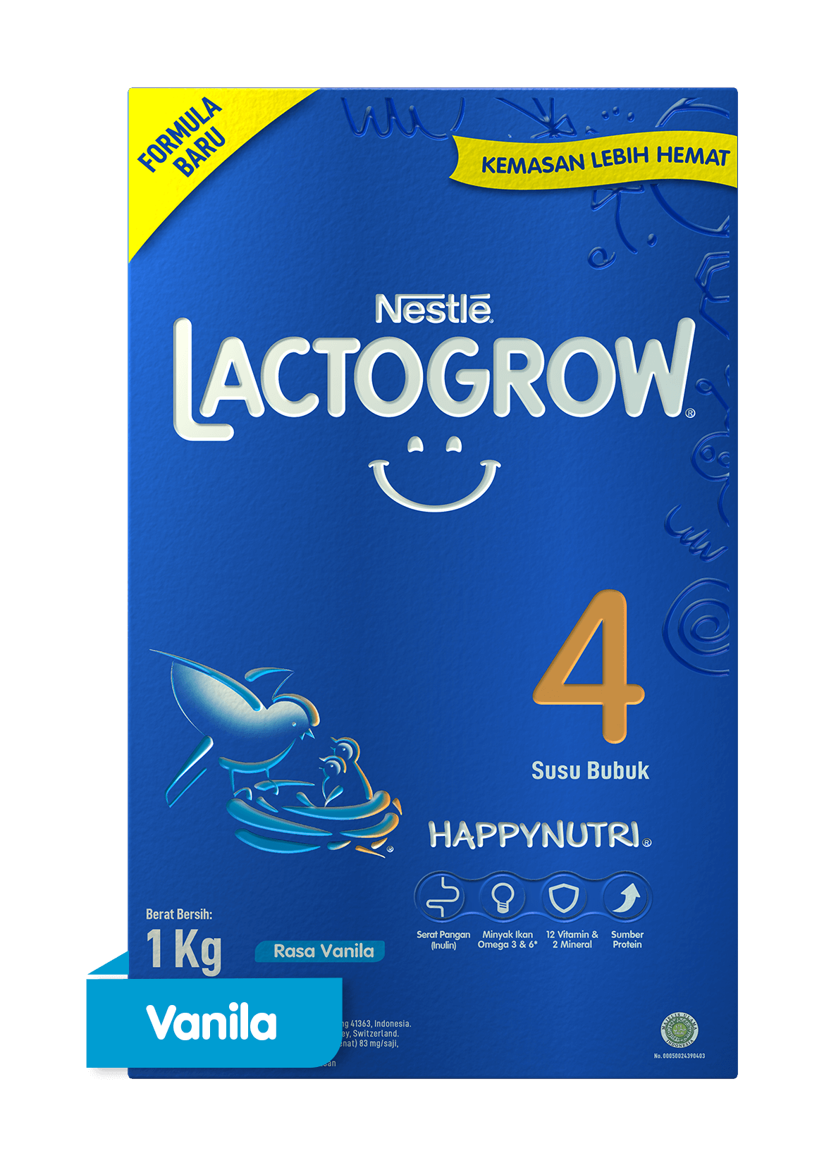 Susu Bubuk LACTOGROW 4 Vanila