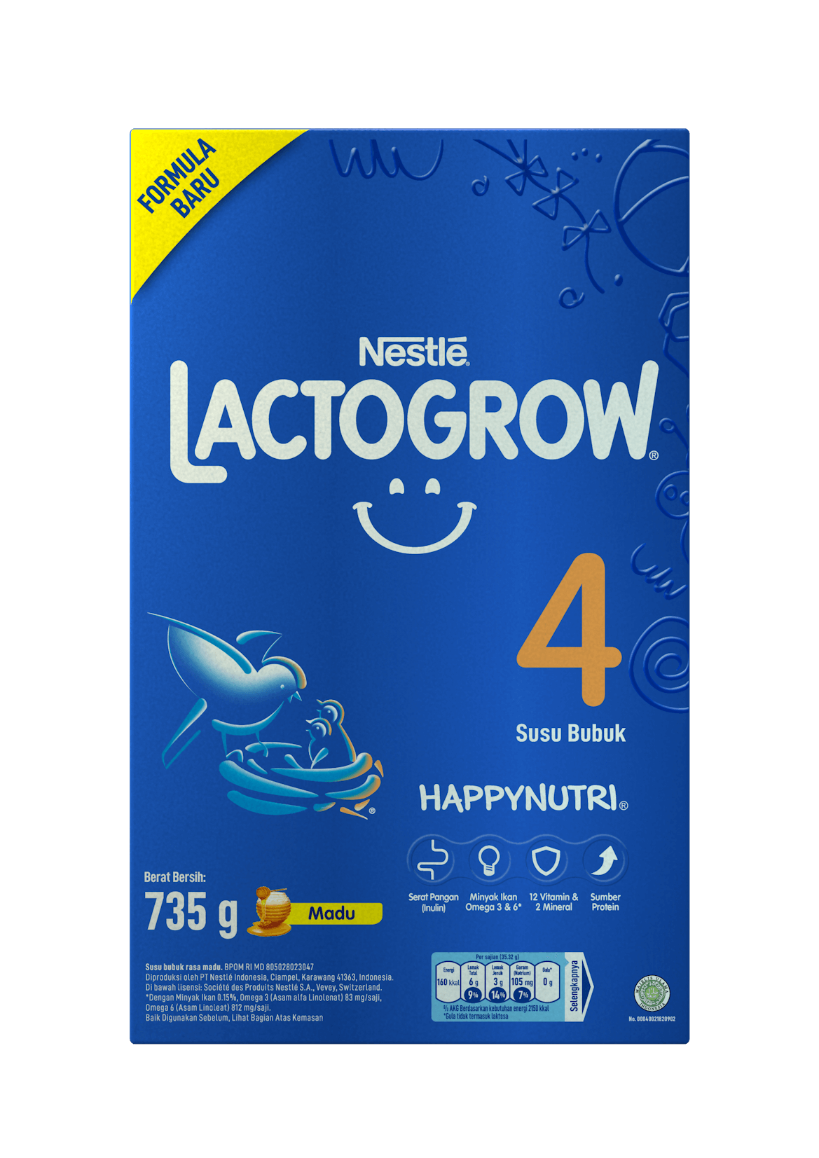 Susu Anak LACTOGROW 4 Madu