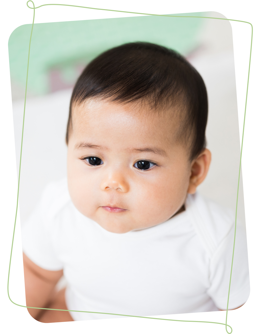 Semua tampak di wajah mungilnya