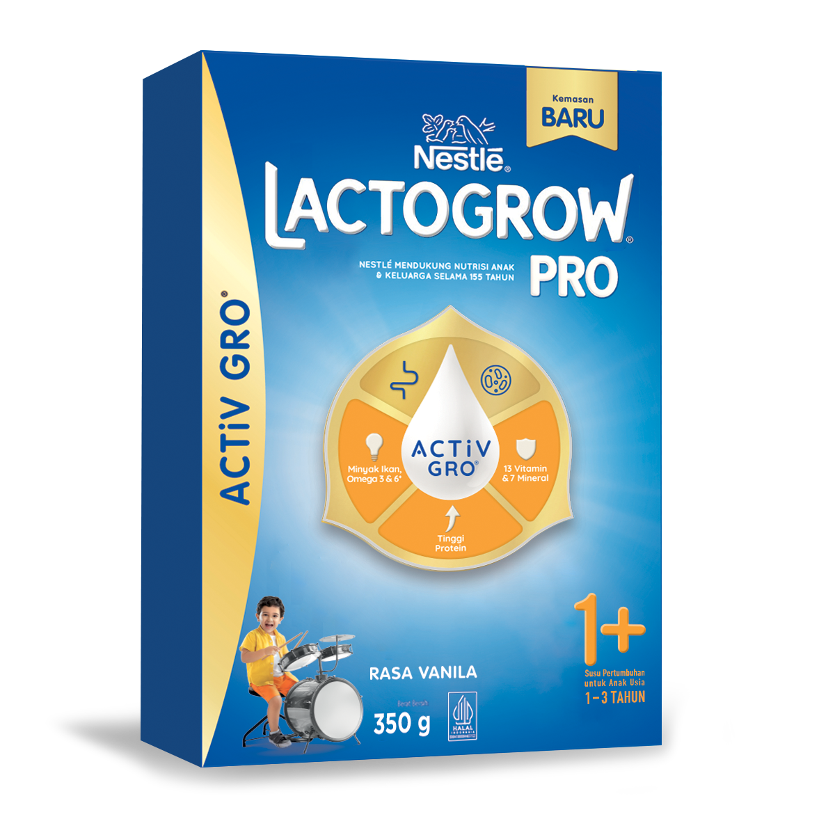 LACTOGROW PRO 1+ Vanila 350g