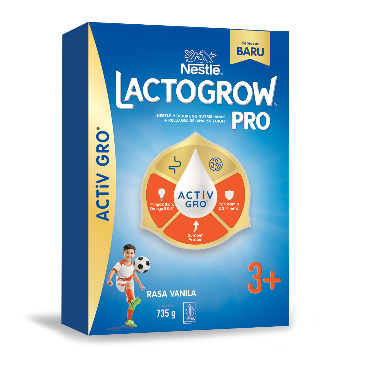 LACTOGROW PRO 3+ Vanila 735g