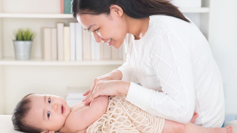 penyebab perut kembung pada bayi