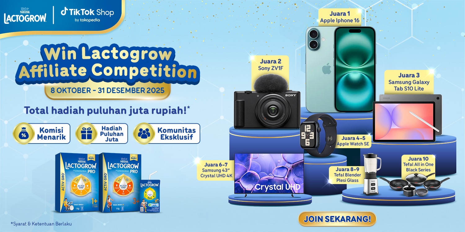 SYARAT & KETENTUAN KOMPETISI TIKTOK AFILIASI LACTOGROW (“PROGRAM”)