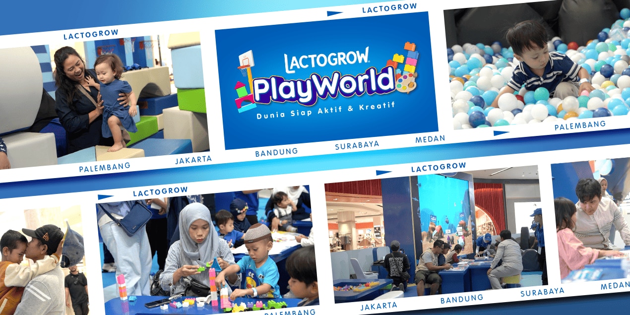 Keseruan Moms & si Kecil di LACTOGROW PlayWorld 2025