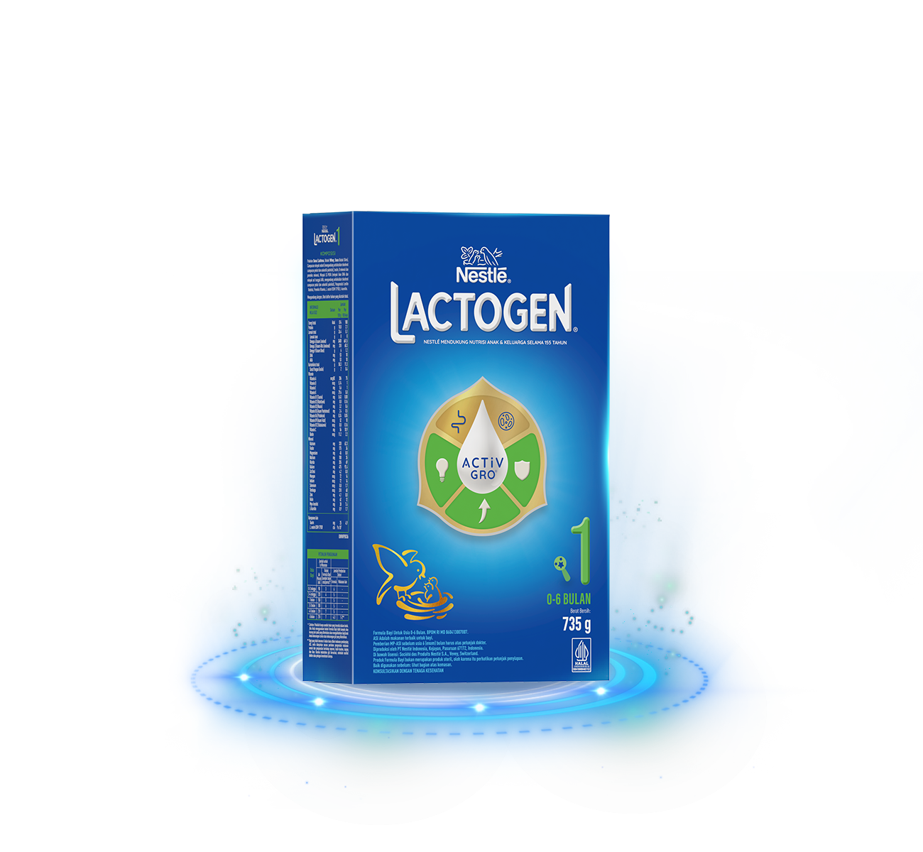 LACTOGEN 0-6 Bulan 735gr