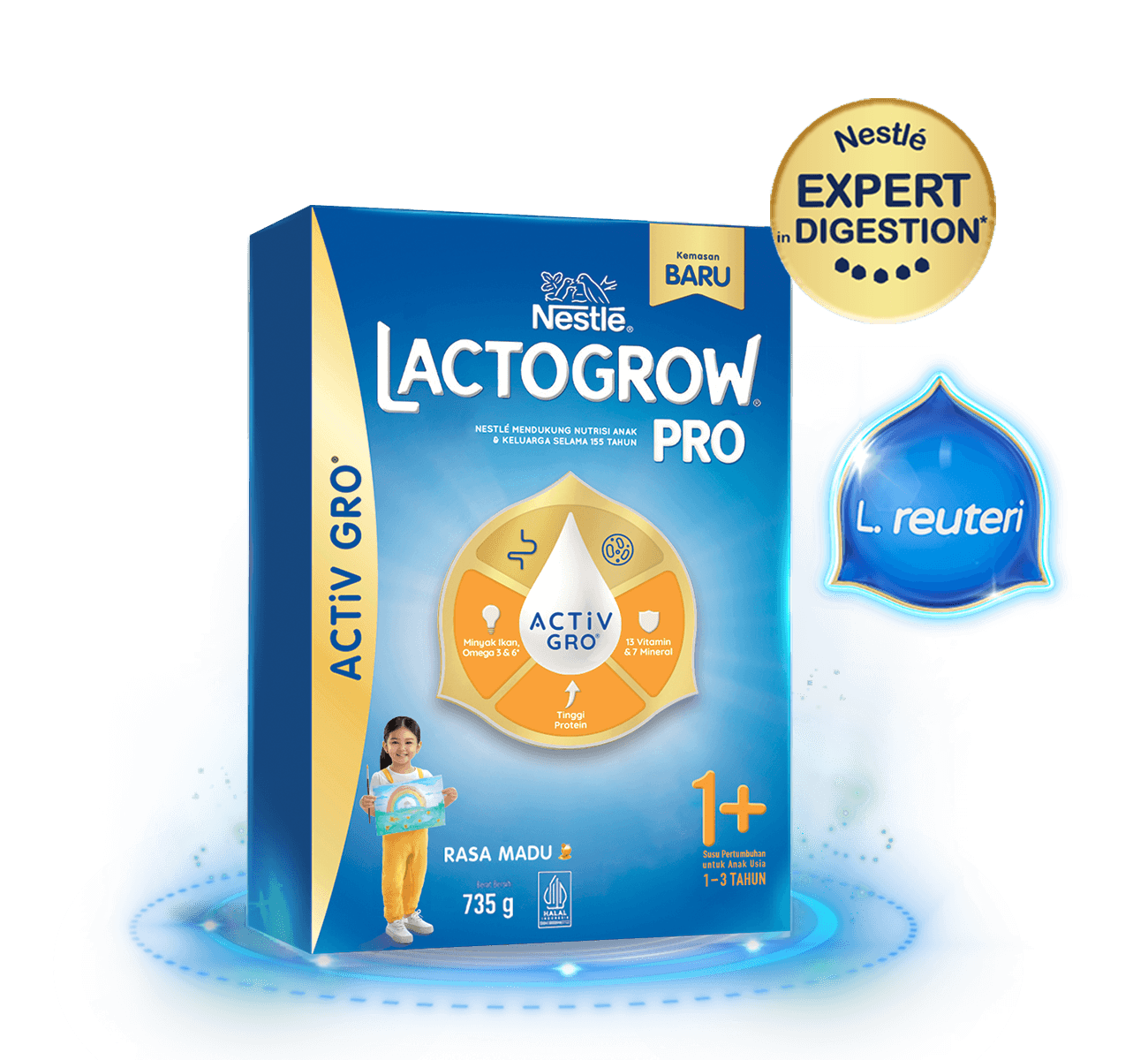 LACTOGROW PRO 1+ Madu 735g